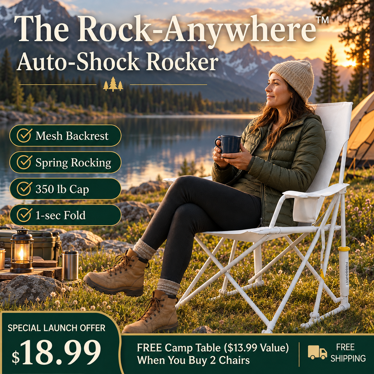 The Rock-Anywhere™ Auto-Shock Rocker