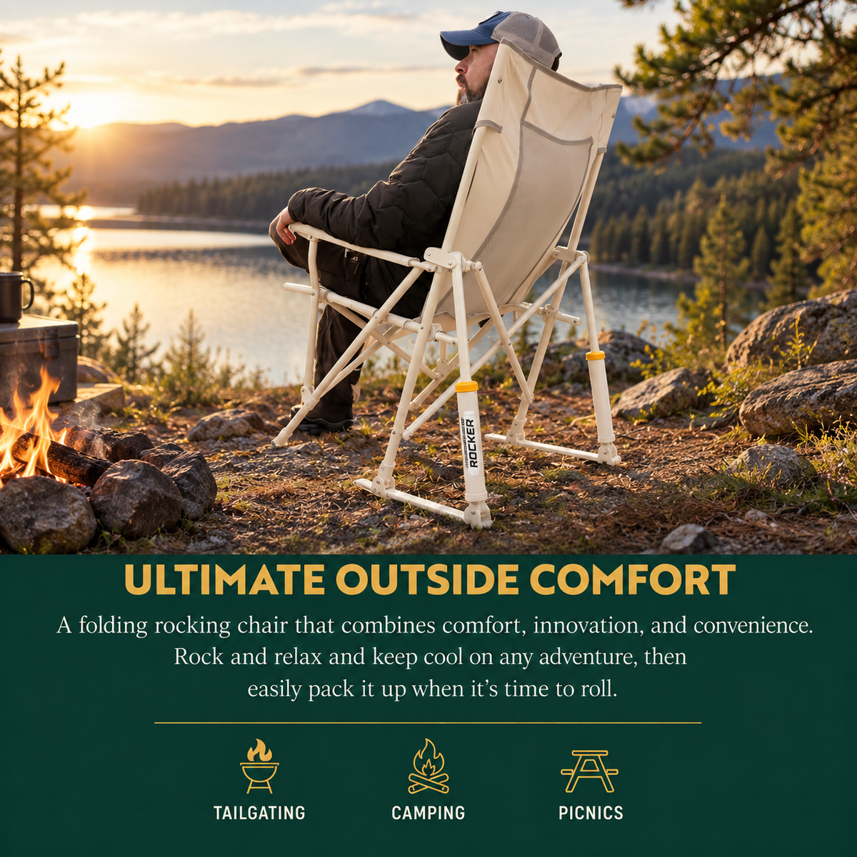 The Rock-Anywhere™ Auto-Shock Rocker